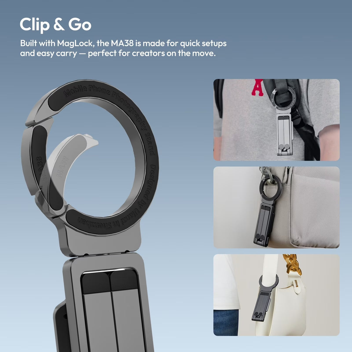 5-in-1 Magnetic Phone Stand